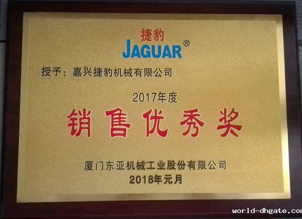 2017年度销售优秀奖